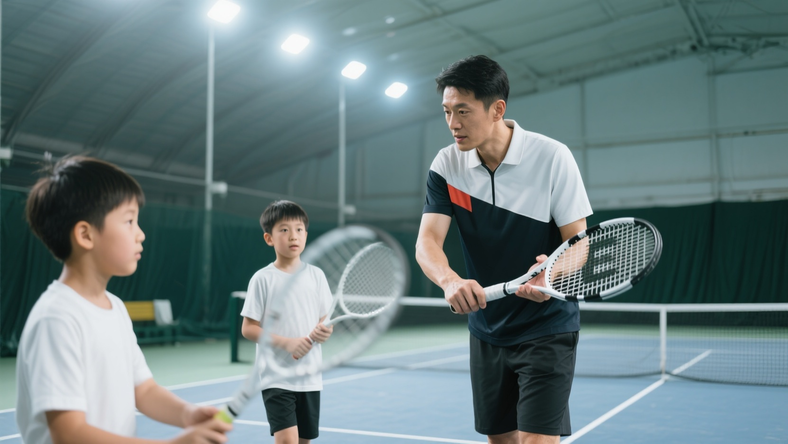 网球教练月入三万,一点都不算多